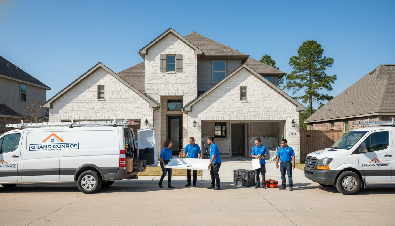 Fully equipped Grand Conroe Remodel vans